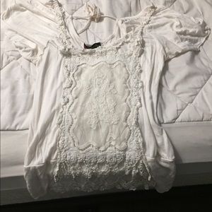 White lace top